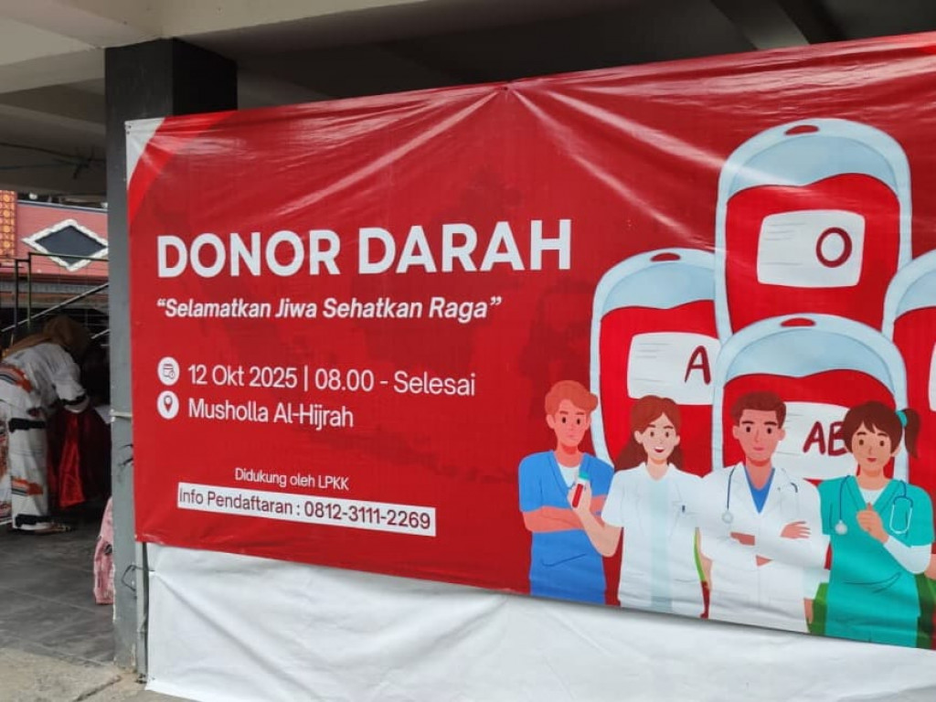 Semangat Membantu Sesama, Banjar Bhinus Kauh Dalung Gelar Kegiatan Donor Darah