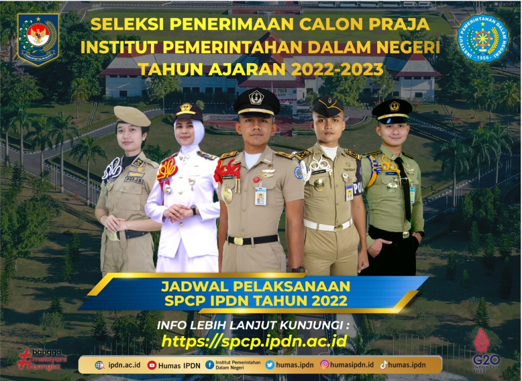 SELEKSI PENERIMAAN CALON PRAJA IPDN TAHUN AJARAN 2022-2023