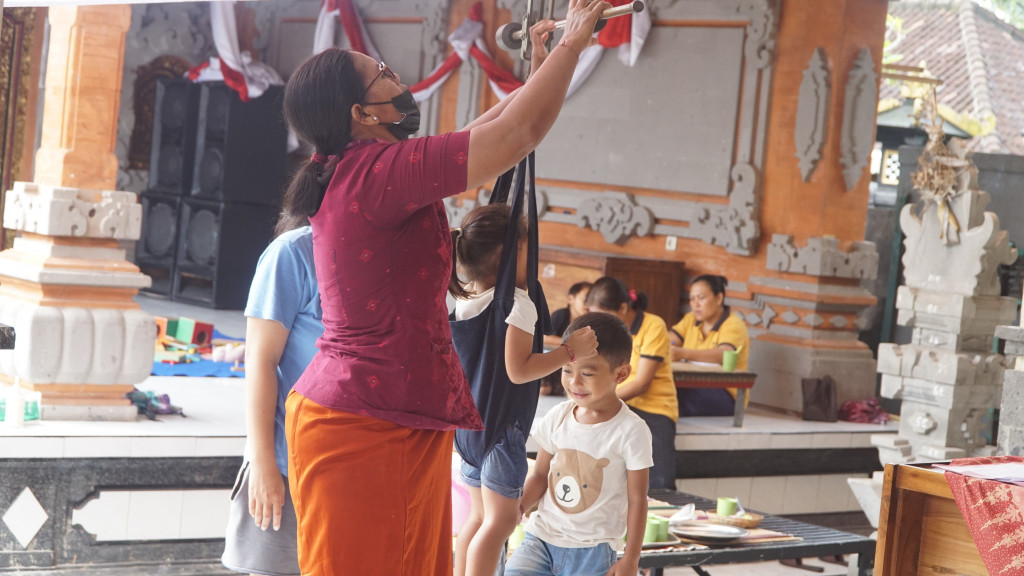Giat Posyandu Balita Di Banjar Penyarikan