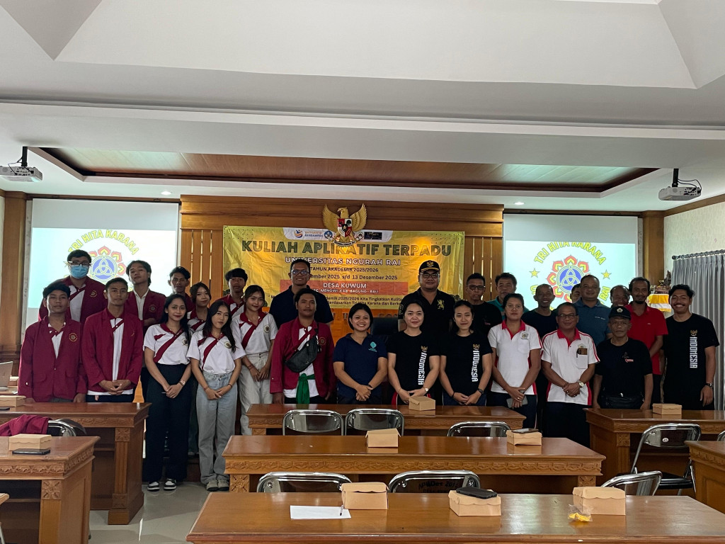Penerimaan Mahasiswa Kuliah Aplikatif Terpadu Universitas Ngurah Rai di Desa Kuwum