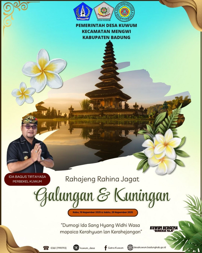 RAHAJENG RAHINA JAGAT GALUNGAN & KUNINGAN TAHUN 2025