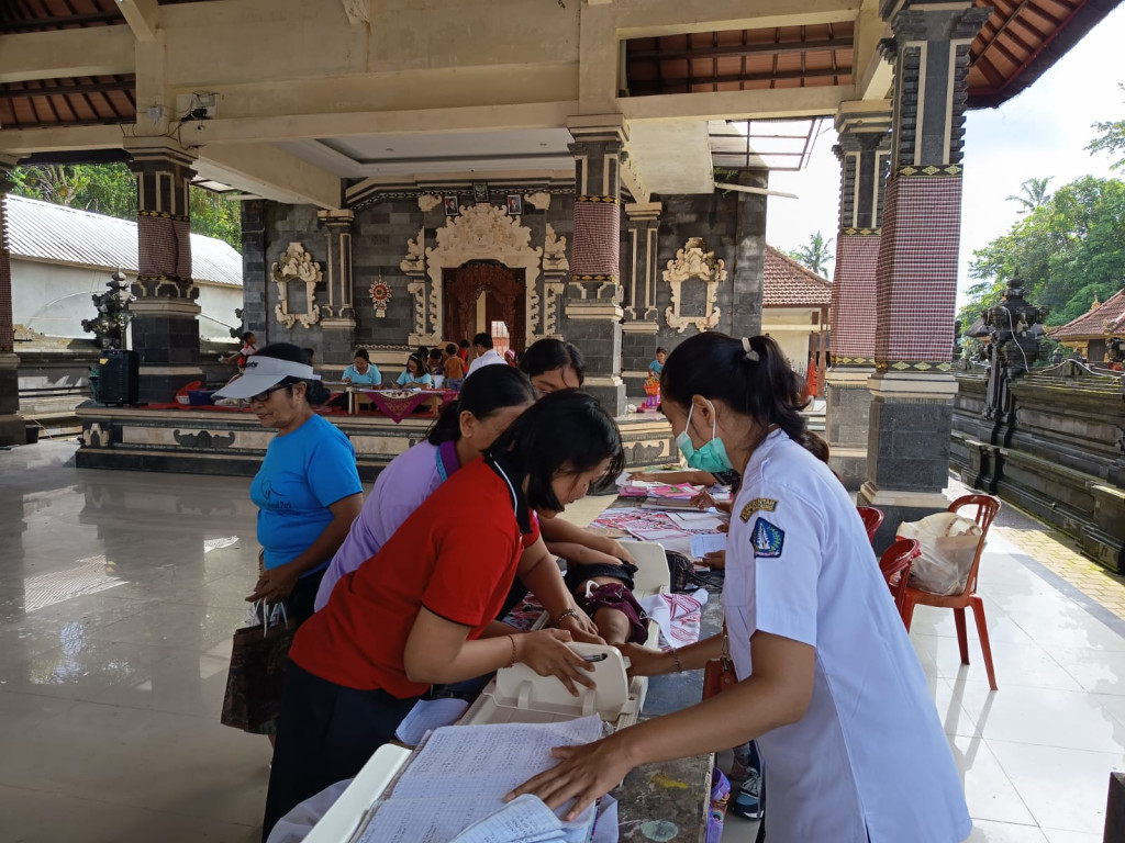 Pelaksanaan Kegiatan Posyandu Balita, Lansia dan BKB bulan Januari 2026 di Banjar Dinas Balangan Desa Kuwum