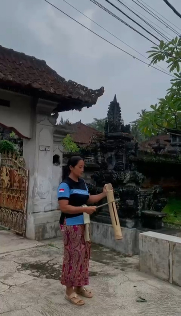 Pelaksanaan Kegiatan Gerakan Kulkul PKK di Desa Kuwum