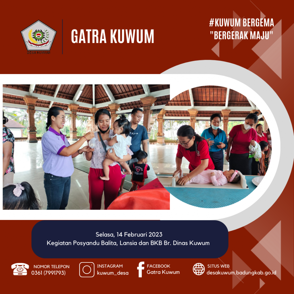 Kegiatan Posyandu Balita, Lansia dan BKB di Br. Dinas Kuwum