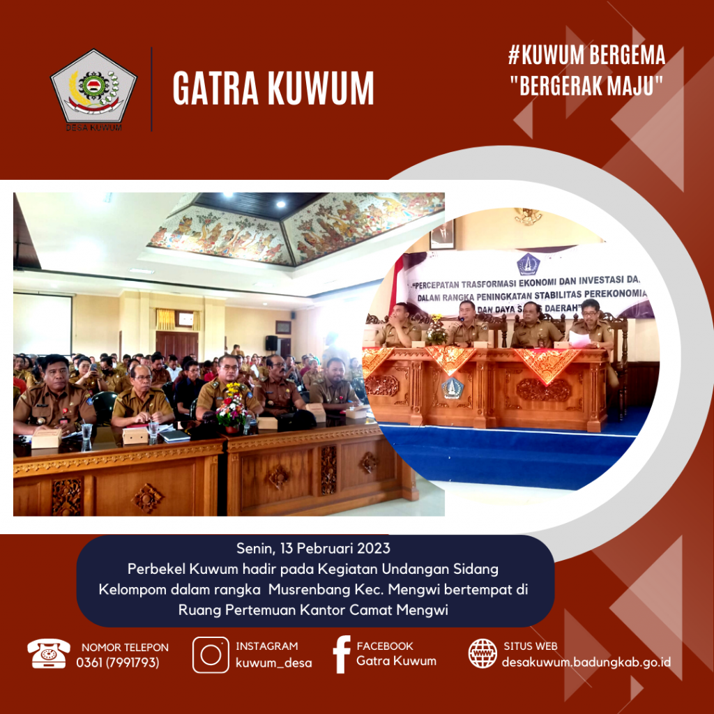 Musrenbang RKPD Kec. Mengwi
