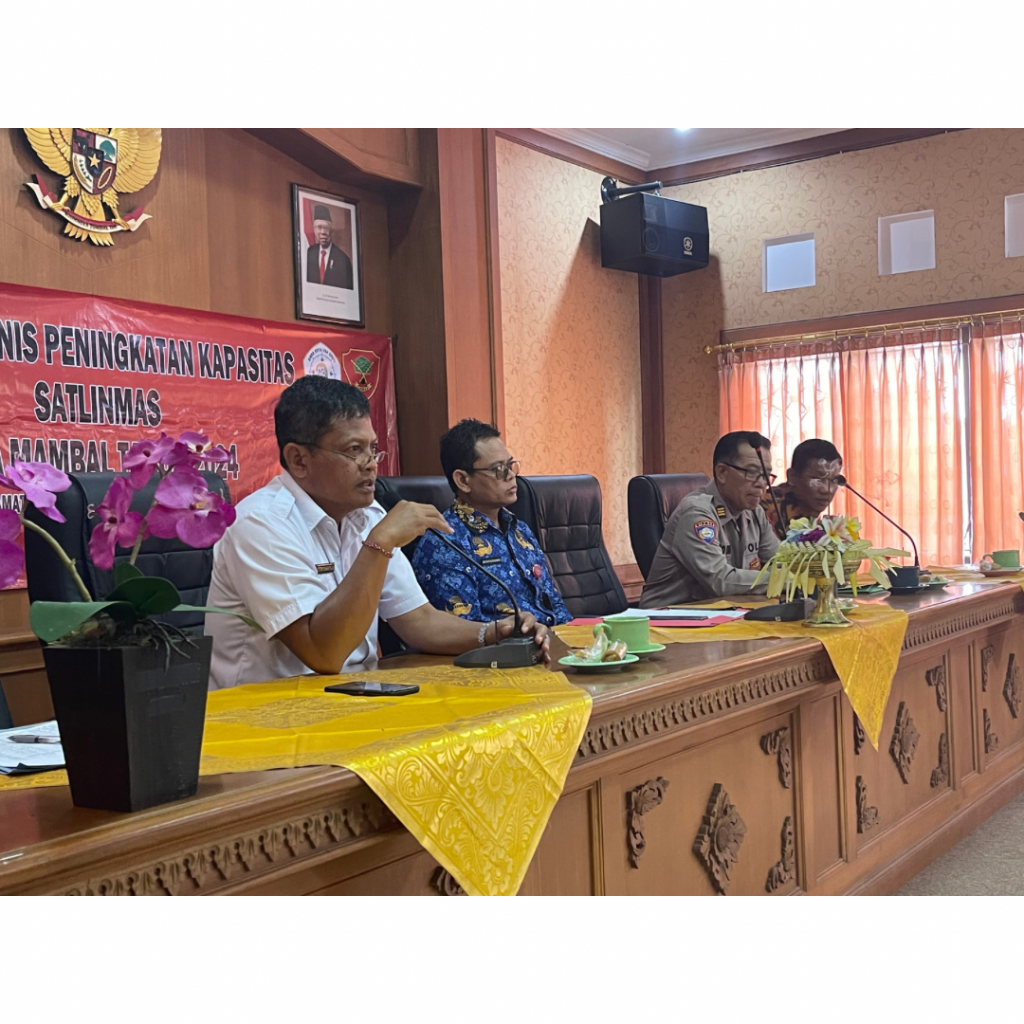 Linmas Desa Mambal mengikuti Bimbingan Teknis (BIMTEK)