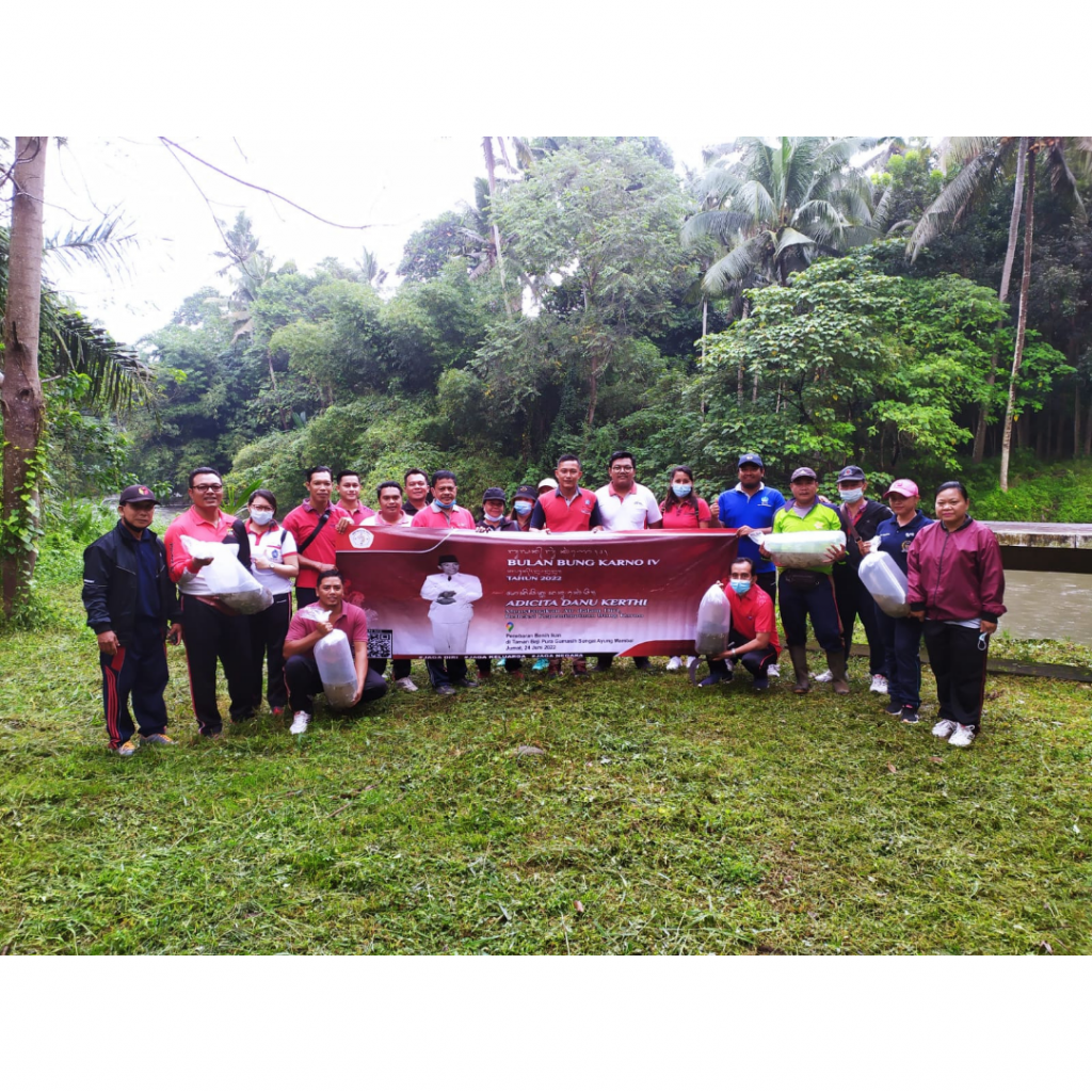 Peringatan Bulan Bung Karno IV, dilaksanakan dengan penebaran benih ikan