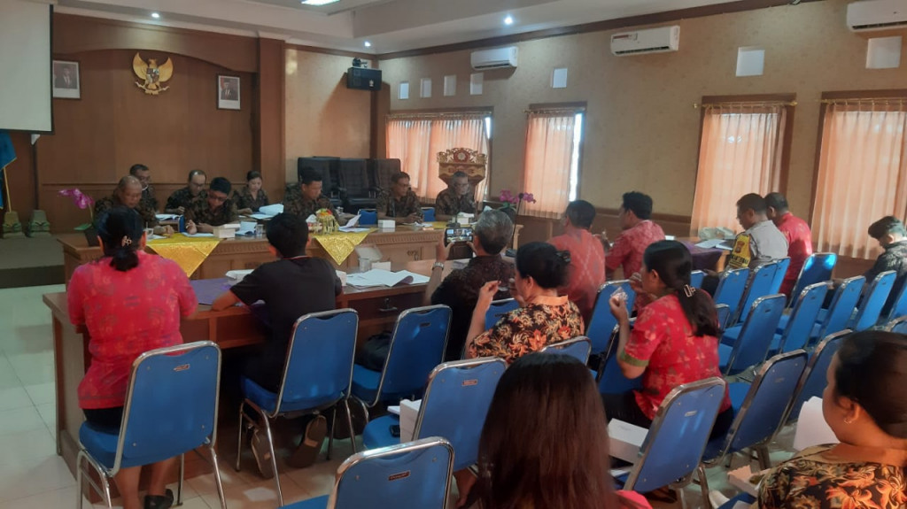 Sidang Paripurna Laporan Keterangan Penyelenggaraan Pemerintah Desa Mambal Tahun 2023