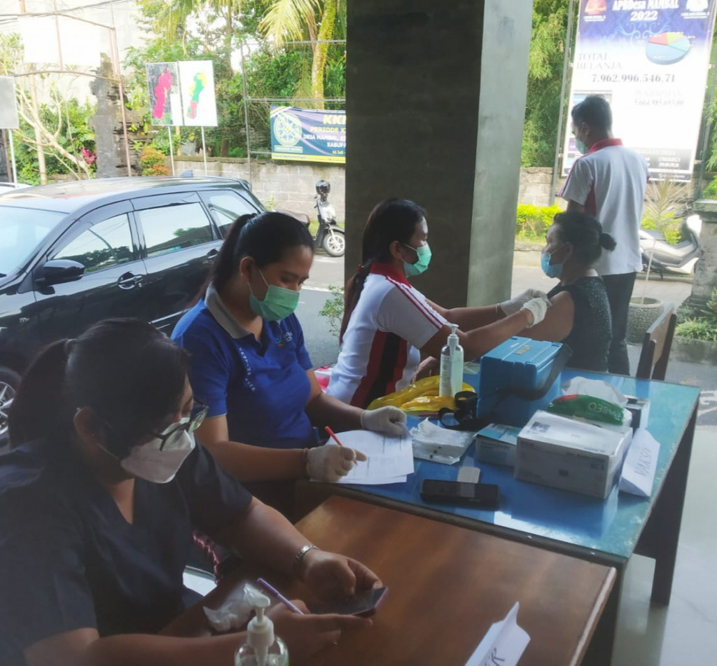 Laporan Pelaksanaan Vaksin Bosster di Desa Mambal hari ke7