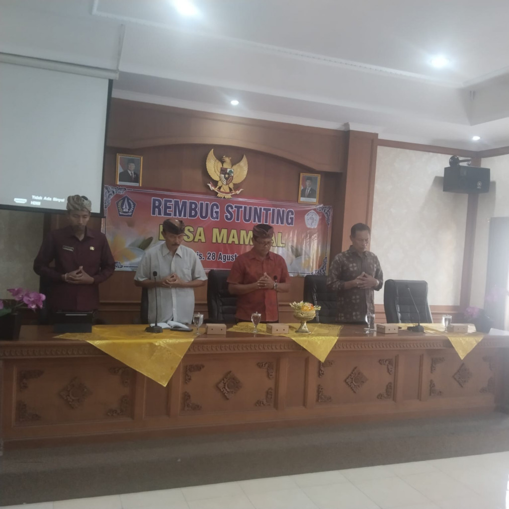 Rembug Stunting di Desa Mambal