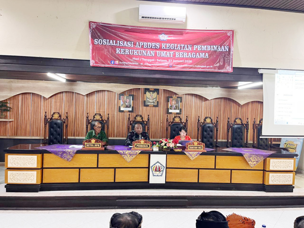 Sosialisasi APBDes Kegiatan Pembinaan Kerukunan Umat Beragama