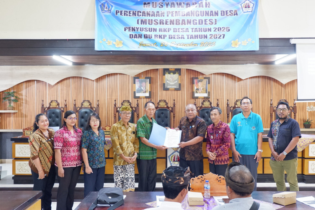 Musrenbangdes Penyusun RKP Desa Tahun 2026 dan DU RKP Desa Tahun 2027