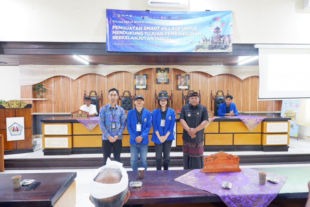Pemerintah Desa Mekar Bhuwana Menerima 19 Mahasiswa KKN-PMM Reguler Universitas Warmadewa Tahun 2026
