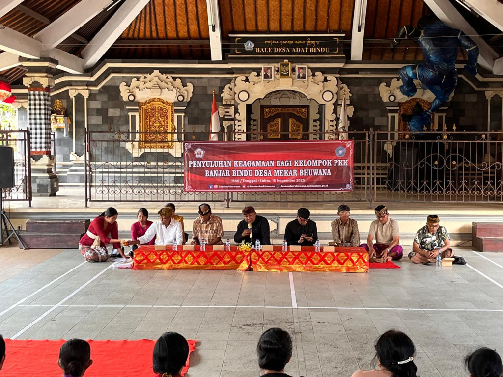 Penyuluhan Keagamaan PKK Banjar Bindu Desa Mekar Bhuwana