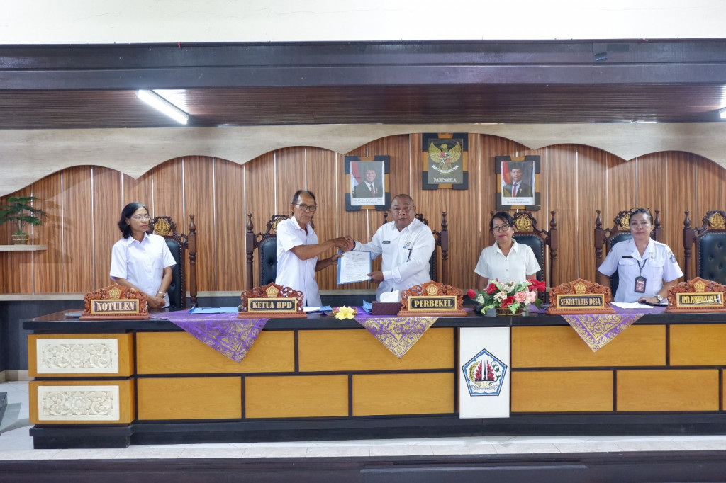 Musyawarah Desa (Musdes) Penetapan Data Calon Penerima Penghargaan Masyarakat