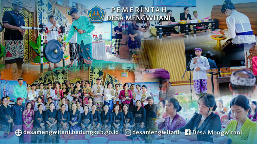 PEMBUKAAN BULAN BAHASA BALI VIII TAHUN 2026 DESA ADAT MENGWITANI