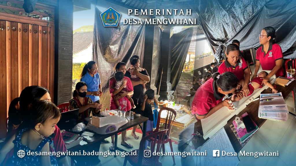 KEGIATAN POSYANDU DI BR. WIRA DHARMA, MENGWITANI