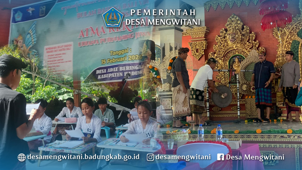 PEMBUKAAN BULAN BAHASA BALI VIII TAHUN 2026 DESA ADAT BERINGKIT