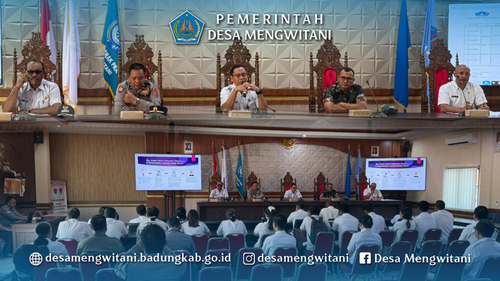 SOSIALISASI DAN SINKRONISASI PENGADUAN KONTAK BUPATI BADUNG DI KEC. MENGWI