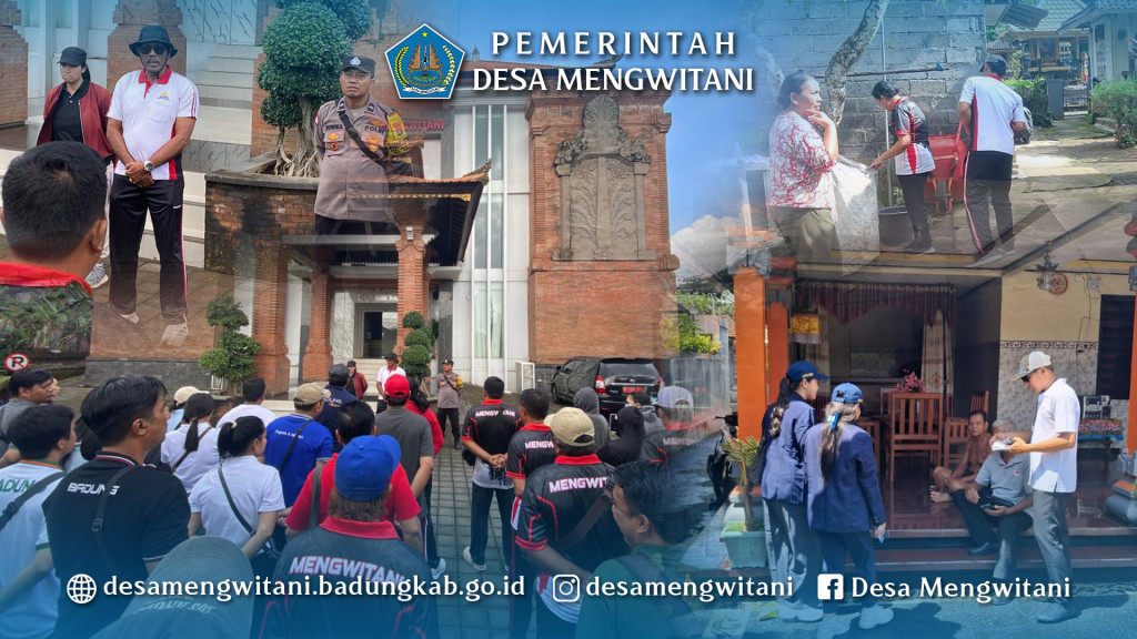 PEMDES MENGWITANI BERSAMA DPMPTSP BADUNG SURVEY ASPER PSBS DI WILAYAH DESA MENGWITANI