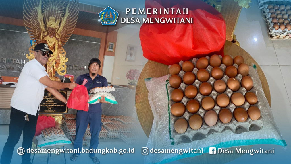 PENYERAHAN BANTUAN SEMBAKO DISABILITAS DESA MENGWITANI