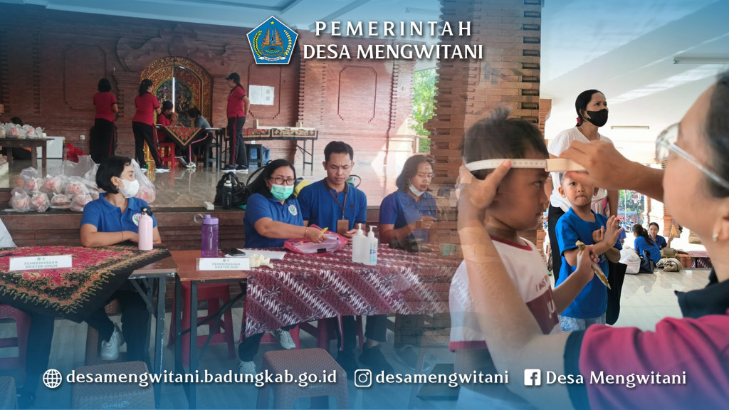 KEGIATAN POSYANDU DI BR. KELOD KAUH BERINGKIT, MENGWITANI