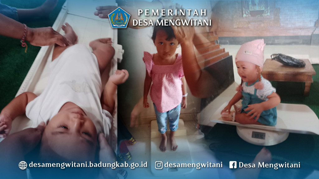 KEGIATAN POSYANDU DI BR. DELOD PEKEN, MENGWITANI