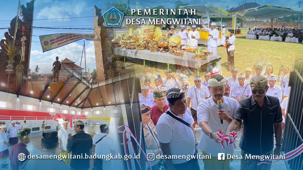 MELASPAS & MECARU MANCA SATA PERESMIAN LAPANGAN & GOR PRATU RAI MADRA MENGWITANI