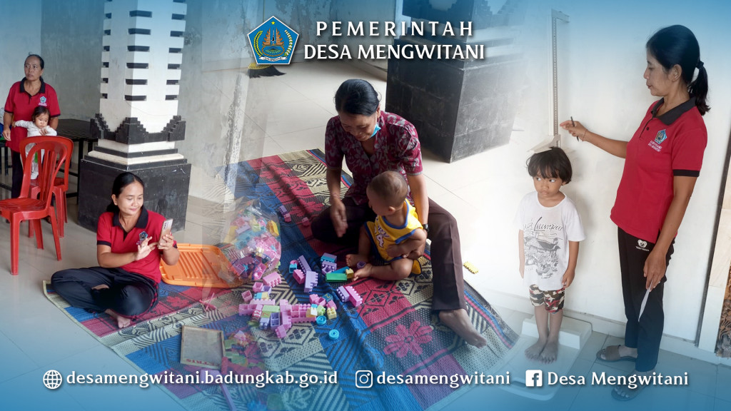 KEGIATAN POSYANDU DI BR. BATUR SARI, MENGWITANI
