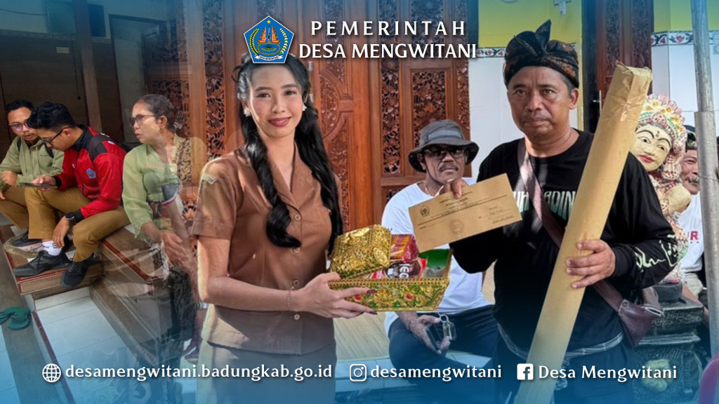 PERBEKEL MENGWITANI BERSAMA STAF MELAYAT DI BR. WIRA DHARMA, MENGWITANI