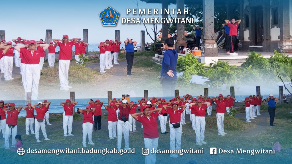 SENAM LANSIA BR. DAJAN PEKEN, MENGWITANI DI PANTAI SESEH