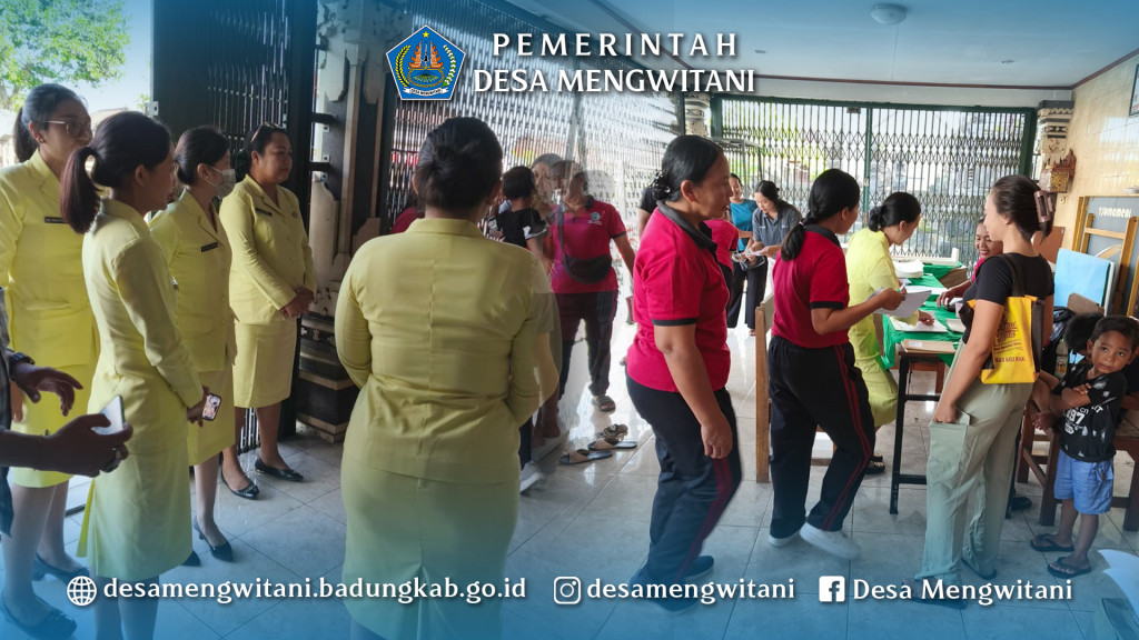 KEGIATAN POSYANDU BALITA BR. PANCA WARGA, MENGWITANI