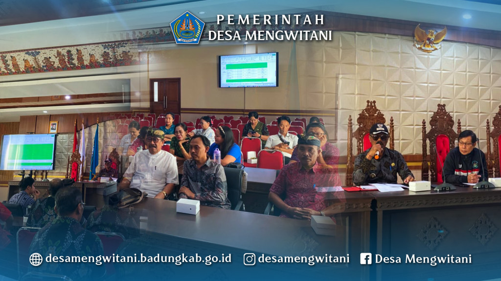 PRA MUSYAWARAH DESA MENGWITANI TAHUN ANGGARAN 2027