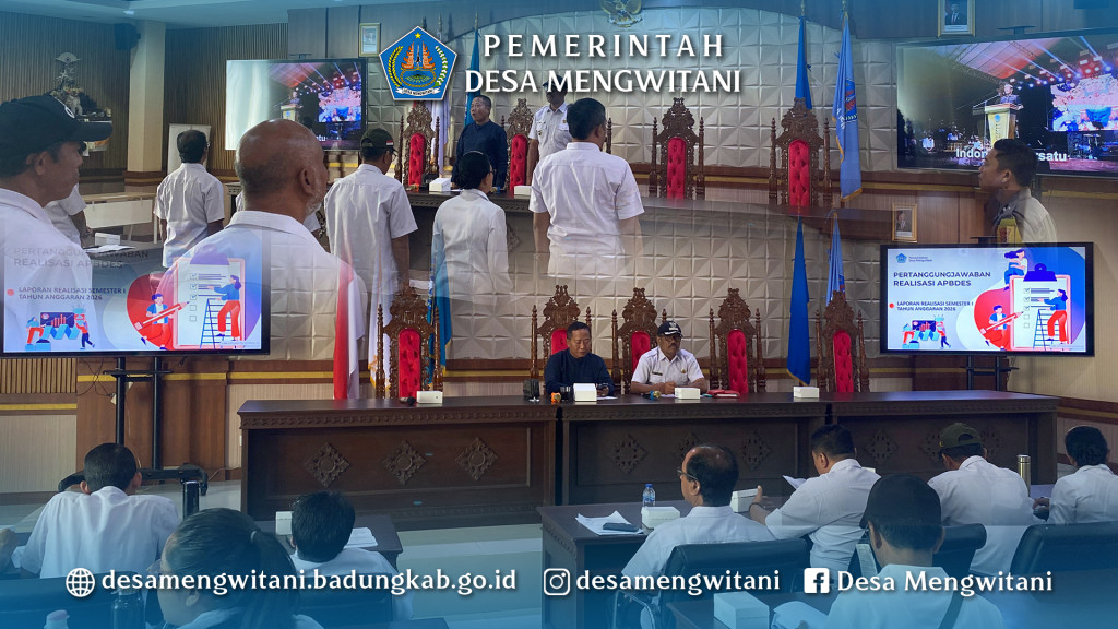 PERTANGGUNGJAWABAN SEMESTER I TAHUN ANGGARAN 2026