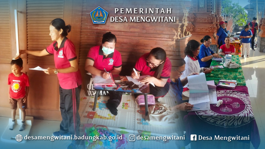 KEGIATAN POSYANDU BALITA & LANSIA BR DINAS LEBAH GUNUNG, MENGWITANI