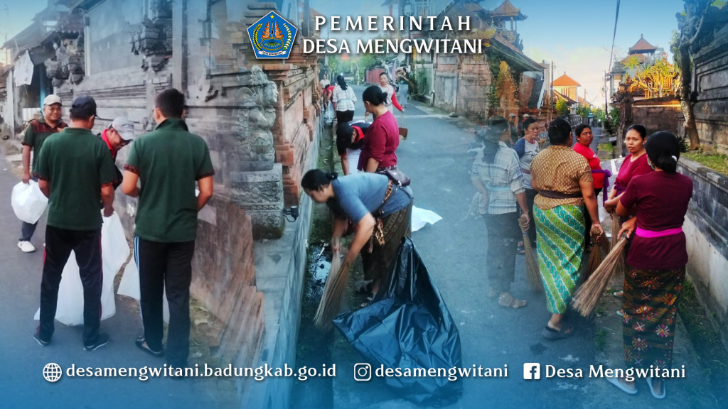 GOTONG ROYONG SEKALIGUS EDUKASI BAG KOMPOSTER LPM DESA MENGWITANI DI BR GUNUNG SARI, MENGWITANI