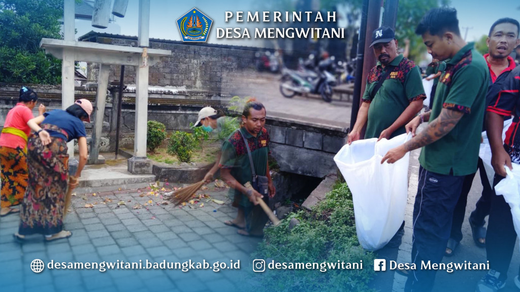 GOTONG ROYONG SEKALIGUS EDUKASI BAG KOMPOSTER LPM DESA MENGWITANI DI BR SILA DHARMA, MENGWITANI