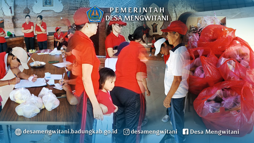 KEGIATAN POSYANDU LANSIA DAN PEMBERIAN PMT BR. DAJAN PEKEN, MENGWITANI