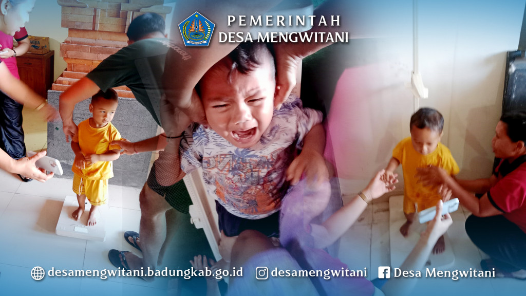 KEGIATAN POSYANDU DI BR. DELOD PEKEN, MENGWITANI