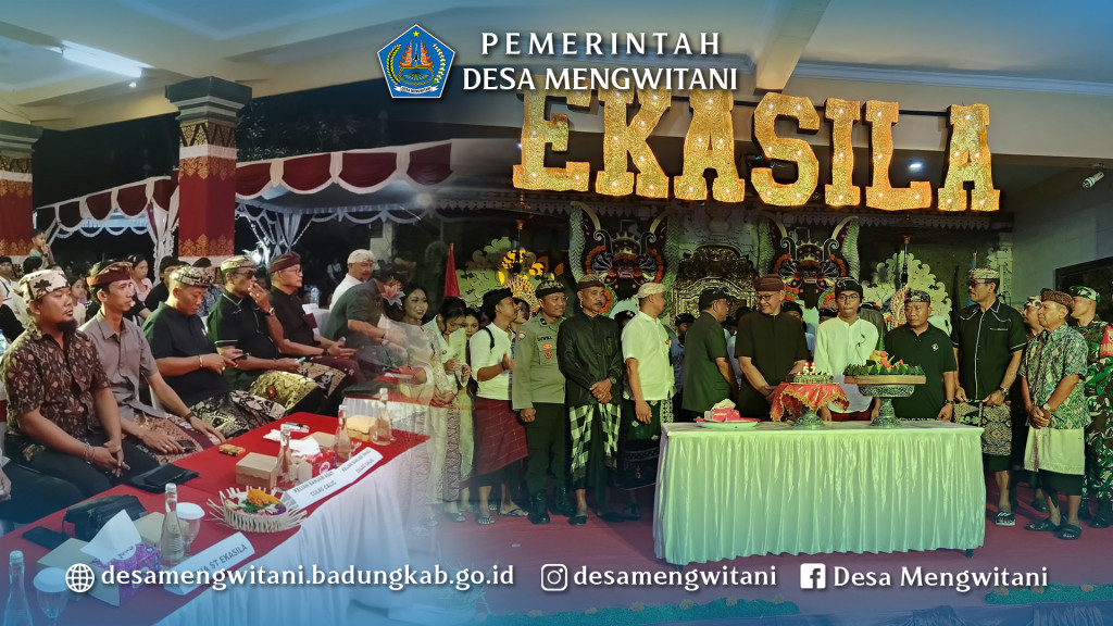 PERBEKEL MENGWITANI HADIRI HUT ST. EKASILA BR. CULAG CALIG MENGWITANI