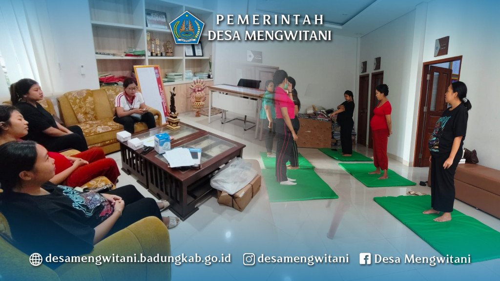 KEGIATAN SENAM IBU HAMIL DESA MENGWITANI APRIL 2026