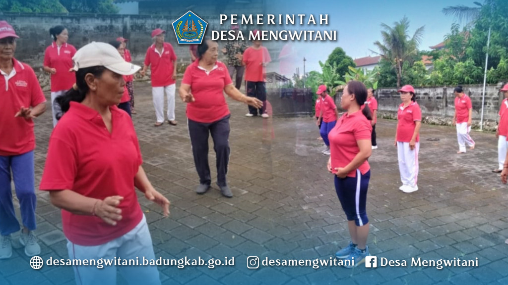 SENAM LANSIA BR. CULAG-CALIG, MENGWITANI