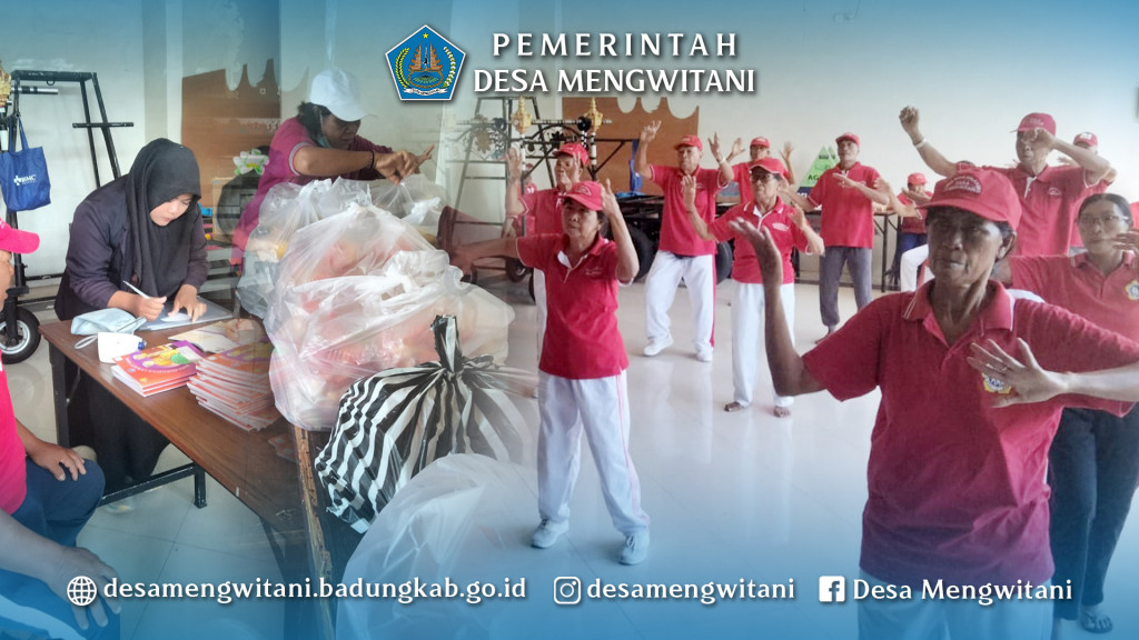 KEGIATAN POSYANDU LANSIA DAN PEMBERIAN PMT BR.CULAG CALIG, MENGWITANI