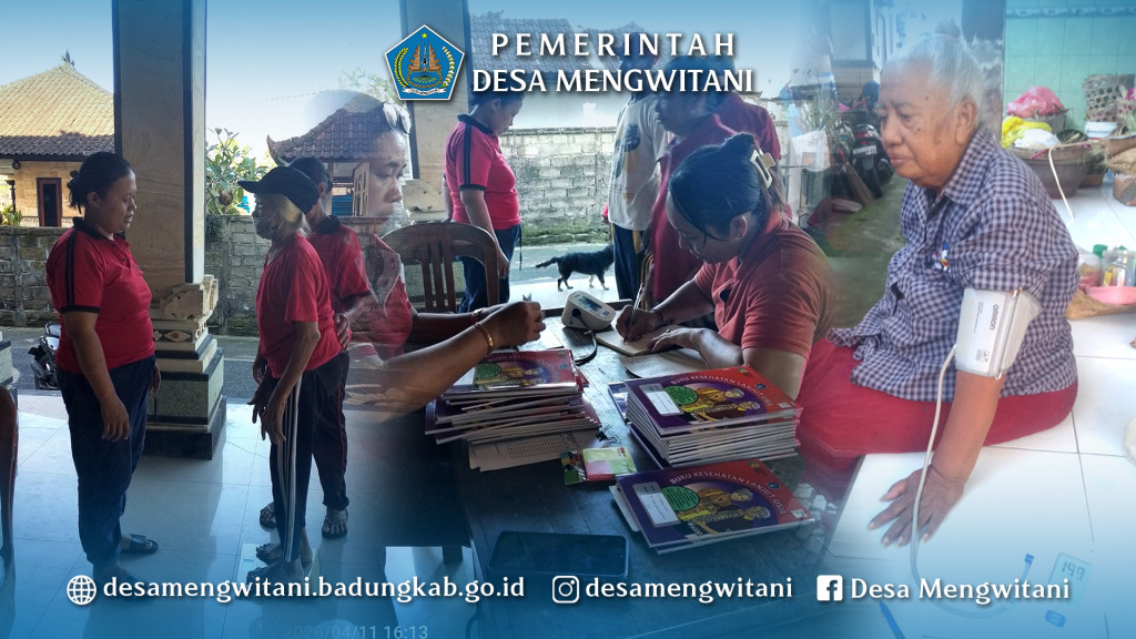 KEGIATAN POSYANDU LANSIA DAN PEMBERIAN PMT BR. DUKUH GONG, MENGWITANI