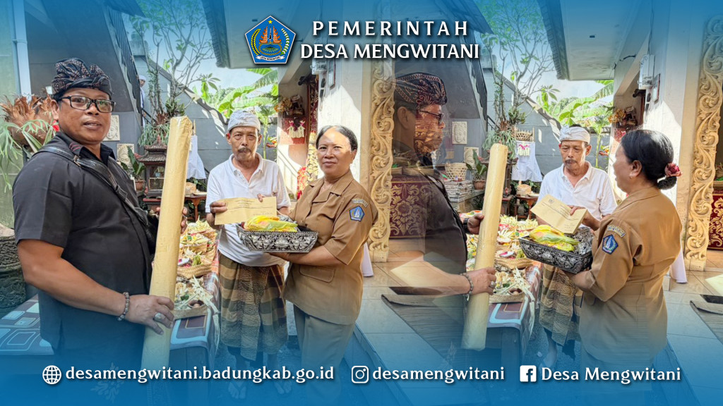 PERANGKAT DESA MENGWITANI MELAYAT DI BR. DAJAN PEKEN, MENGWITANI