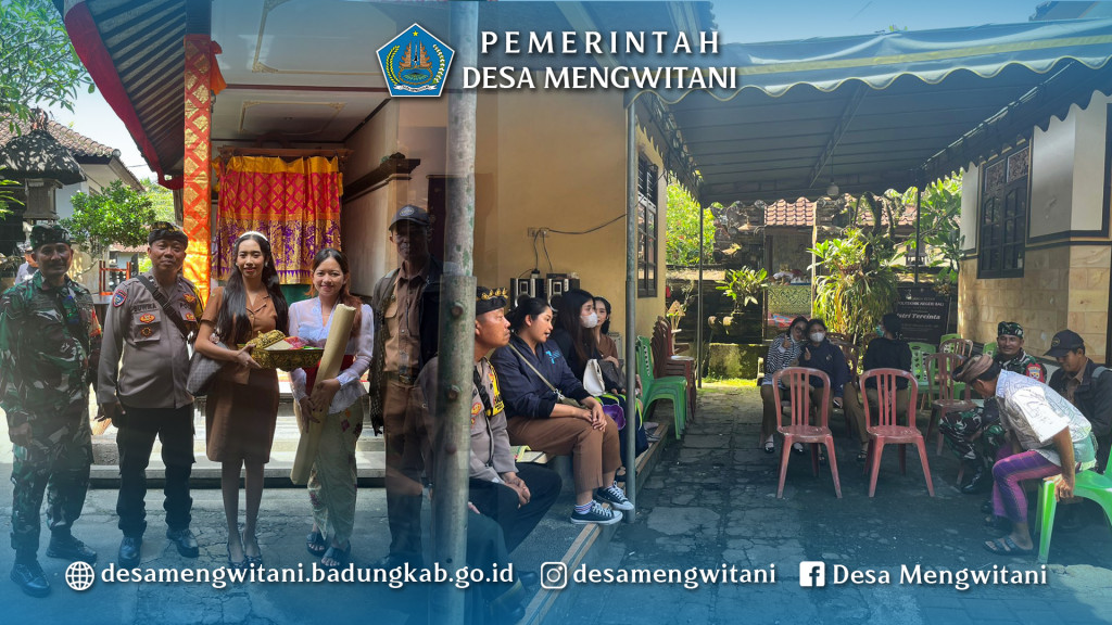 PERANGKAT DESA MENGWITANI MELAYAT DI BR. PENGADANGAN BERINGKIT, MENGWITANI