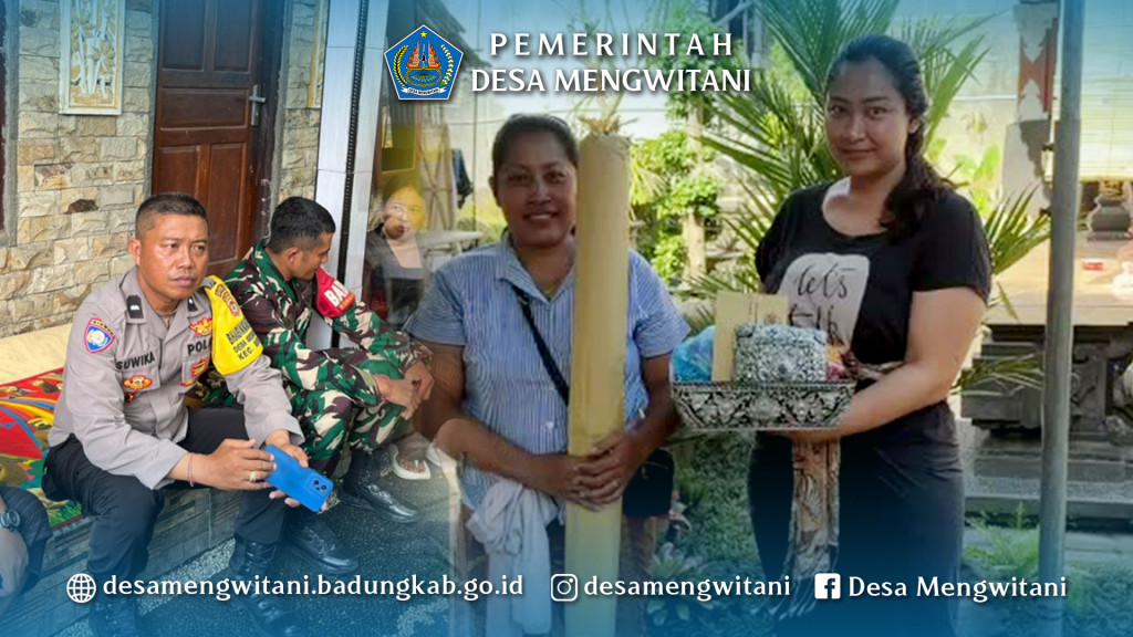 PERANGKAT DESA MENGWITANI MELAYAT DI BR. PENGADANGAN BERINGKIT, MENGWITANI