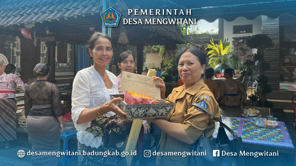 PERANGKAT DESA MENGWITANI MELAYAT DI BR. WIRA DHARMA, MENGWITANI