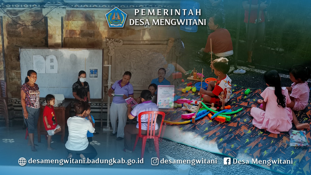KEGIATAN POSYANDU DI BR. DUKUH GONG, MENGWITANI