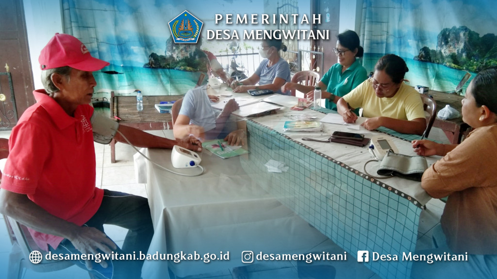 KEGIATAN POSYANDU LANSIA DAN PEMBERIAN PMT BR. LODA PURA, MENGWITANI